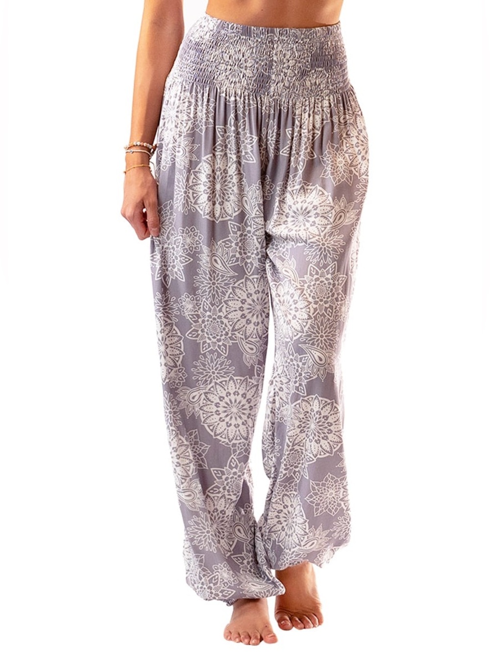 LOTUS AND LUNA Mandala Paisley Harem Pants